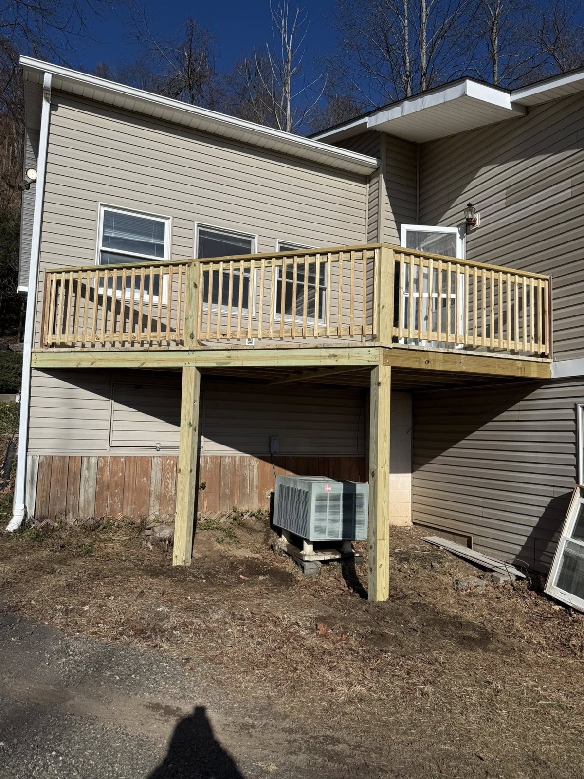 Second-story deck build in Hillsville, VA — Perfect Build Solutions